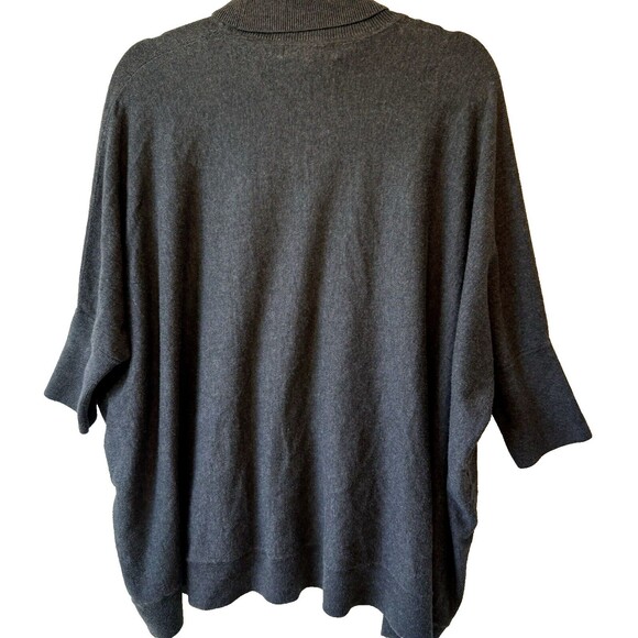 MICHAEL Michael Kors Sweater Turtleneck Medium Y2K Oversized Dolman Cotton Blend - Picture 5 of 12